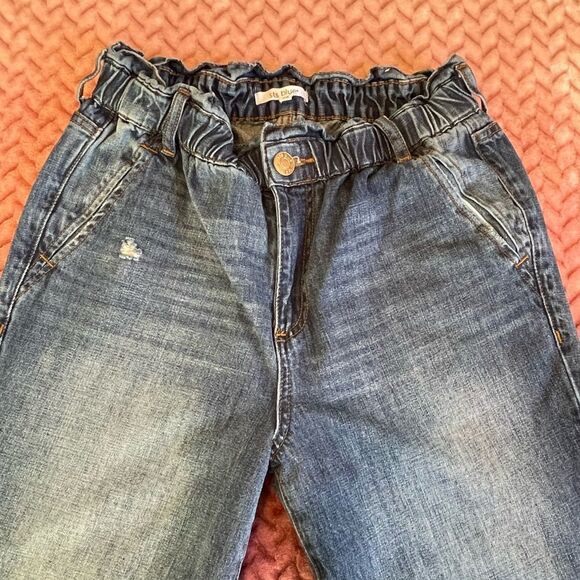 NEW STS Blue Paper Bag Distressed Jeans Womens Waist Size 28 - Picture 5 of 11